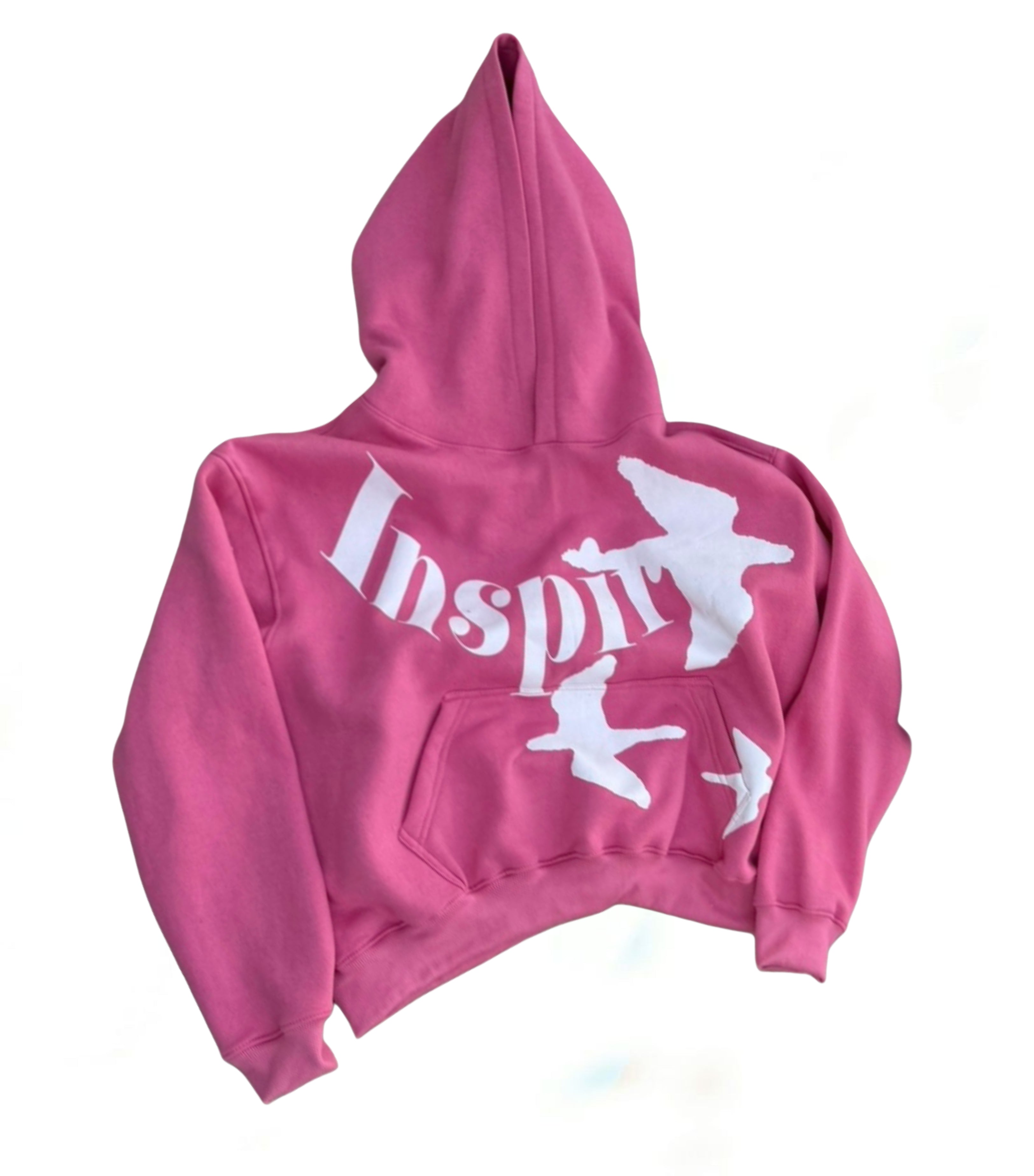 "FLY" Pastel Pink hoodie